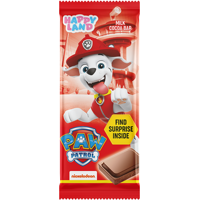 Paw Patrol milk cocoa bar Chase 80g