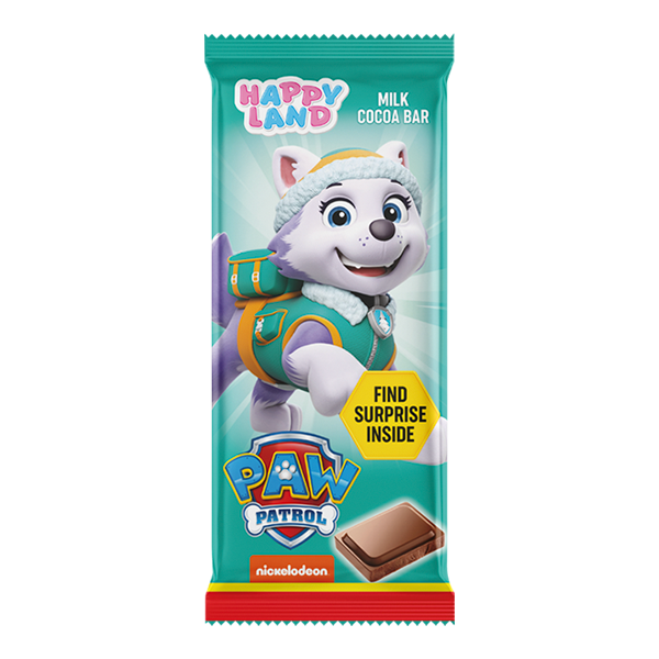 Paw Patrol milk cocoa bar Everest 30g