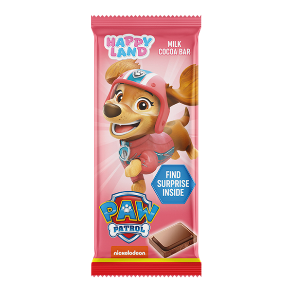 Paw Patrol milk cocoa bar Liberty 30g