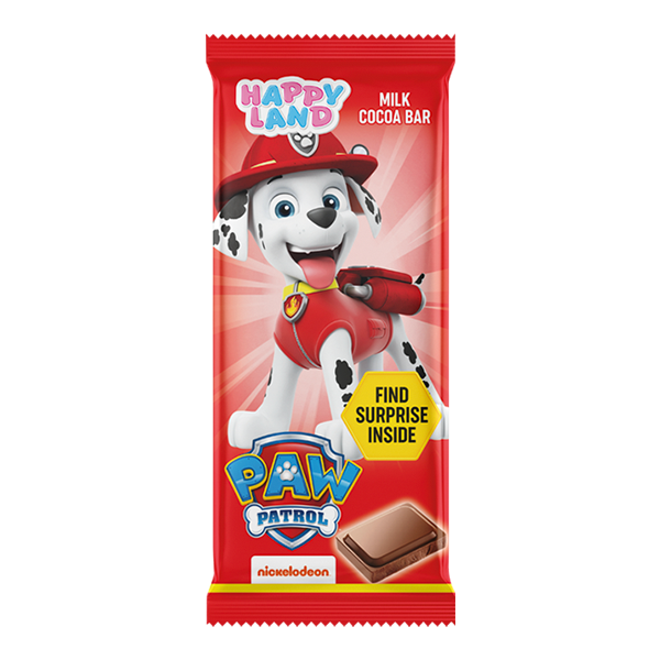 Paw Patrol milk cocoa bar Marshall 30g