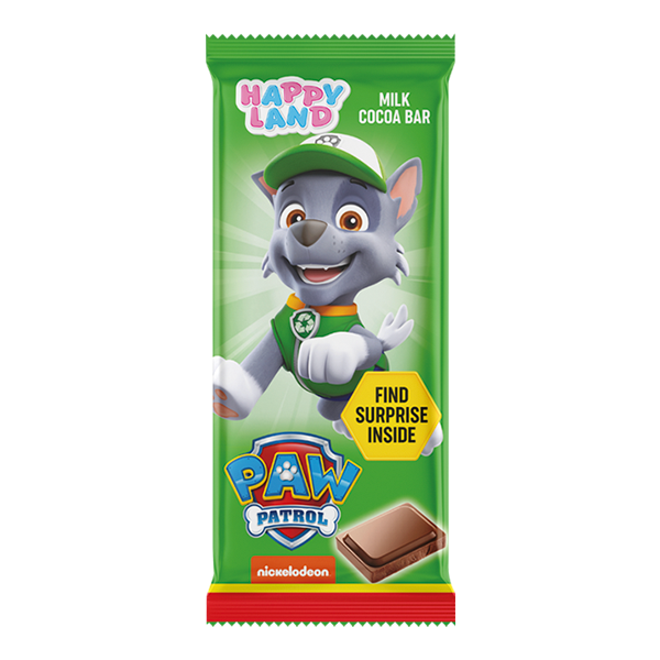 Paw Patrol milk cocoa bar Rocky 30g