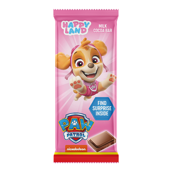 Paw Patrol milk cocoa bar Skye 30g