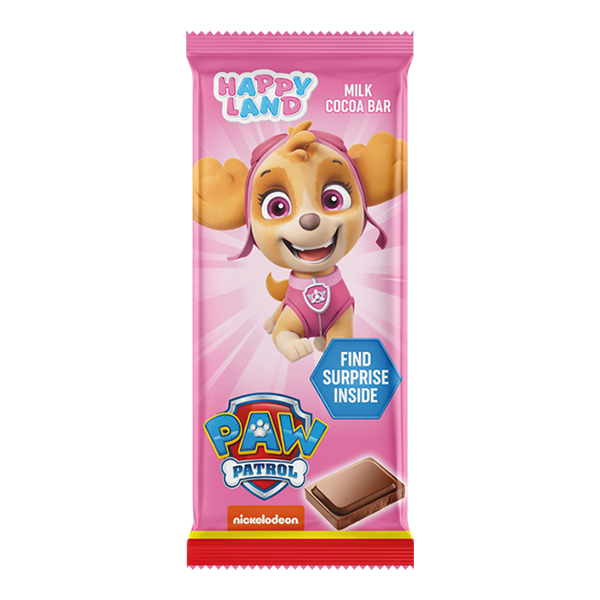 Paw Patrol milk cocoa bar Skye 30g