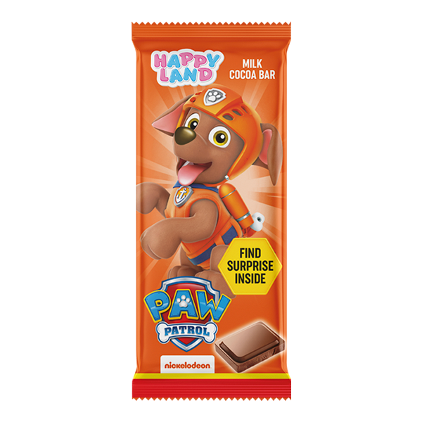 Paw Patrol milk cocoa bar Zuma 30g