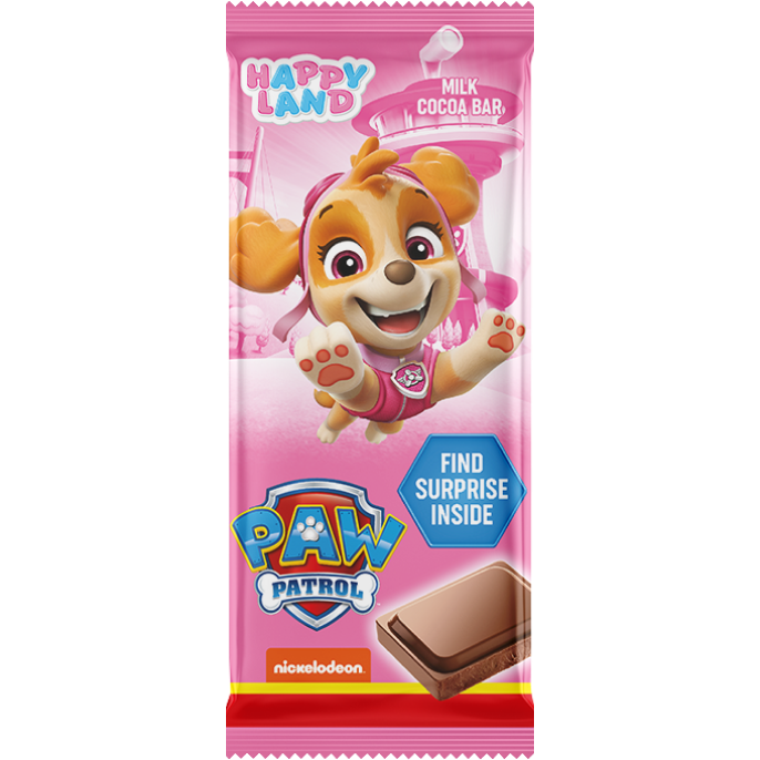 Paw Patrol milk cocoa bar Skye 80g